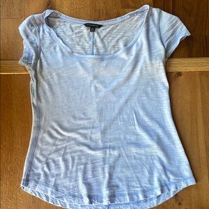 Banana Republic Blue Fitted Short Sleeve Tee